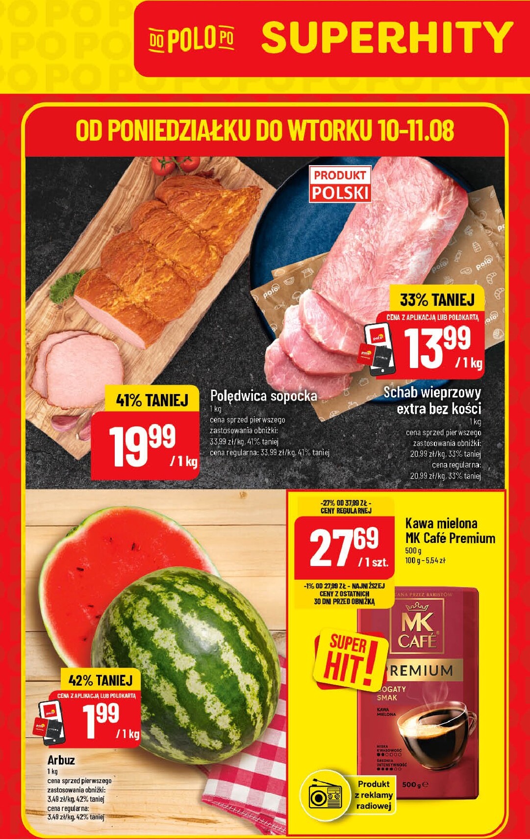 Aktualna gazetka POLO market - Superhity ważna od 10.08.2026 do 11.08.2026