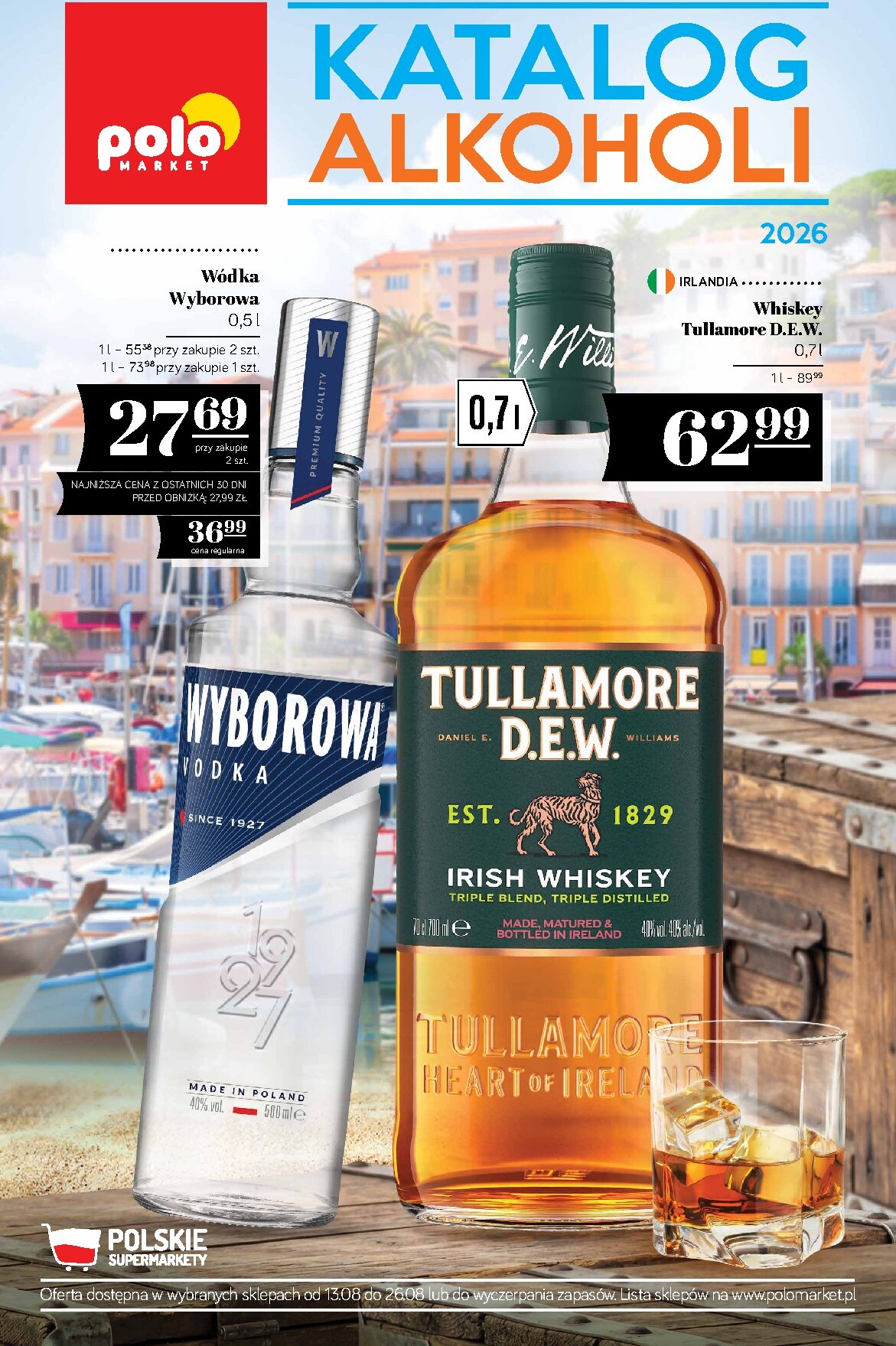 Nowa gazetka POLO market - Katalog alkoholi ważna od 13.08.2026 do 26.08.2026