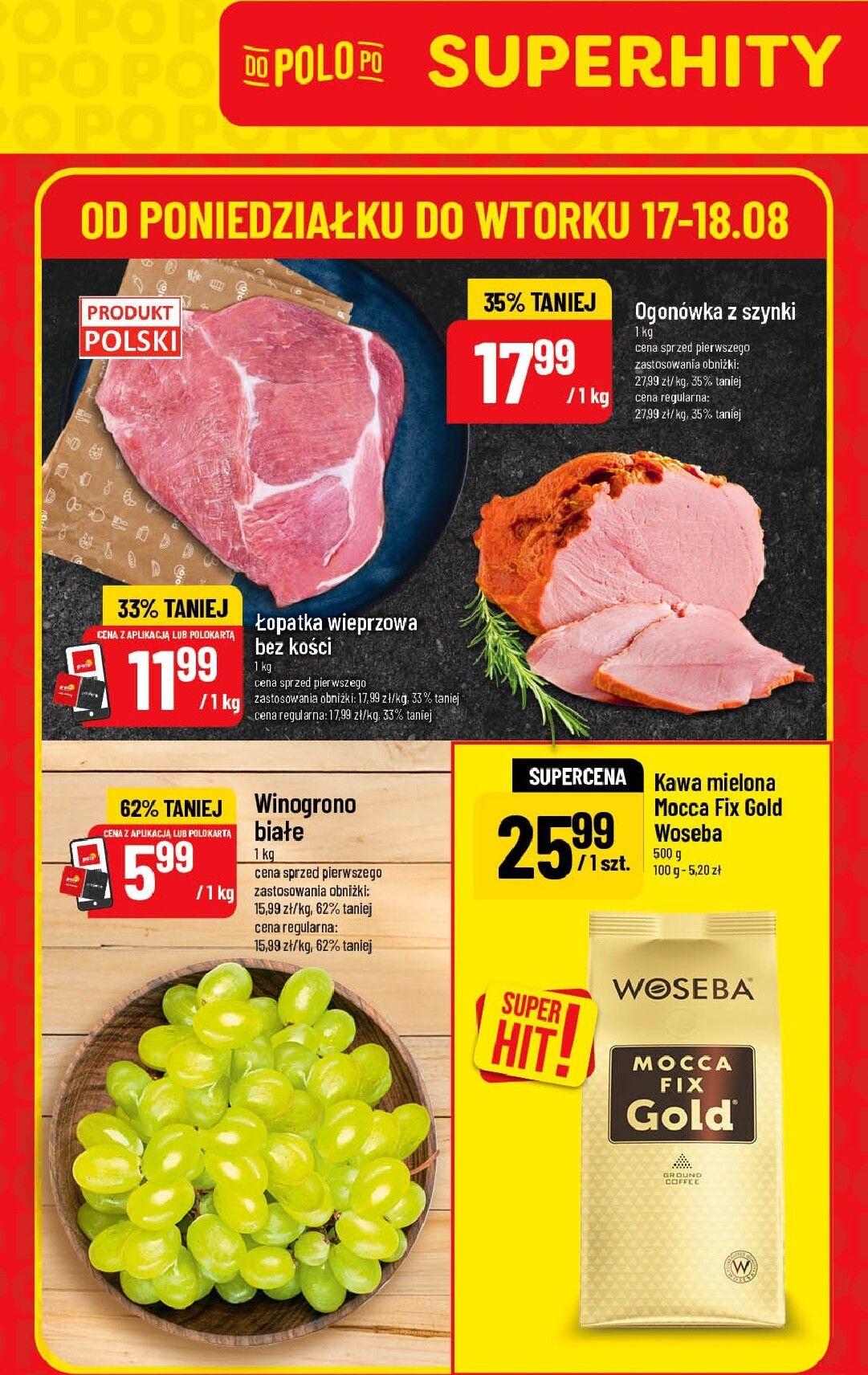 Aktualna gazetka POLO market - Superhity ważna od 17.08.2026 do 18.08.2026