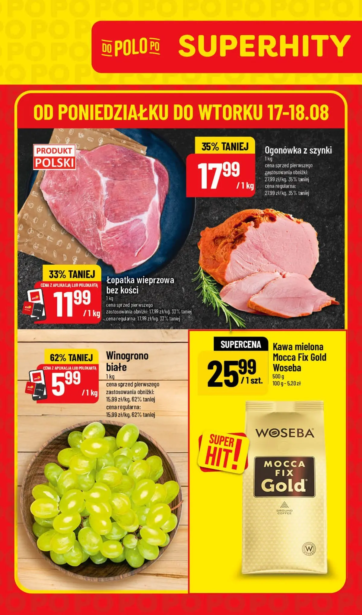 Aktualna gazetka POLO market ważna od 17.08.2026 do 18.08.2026