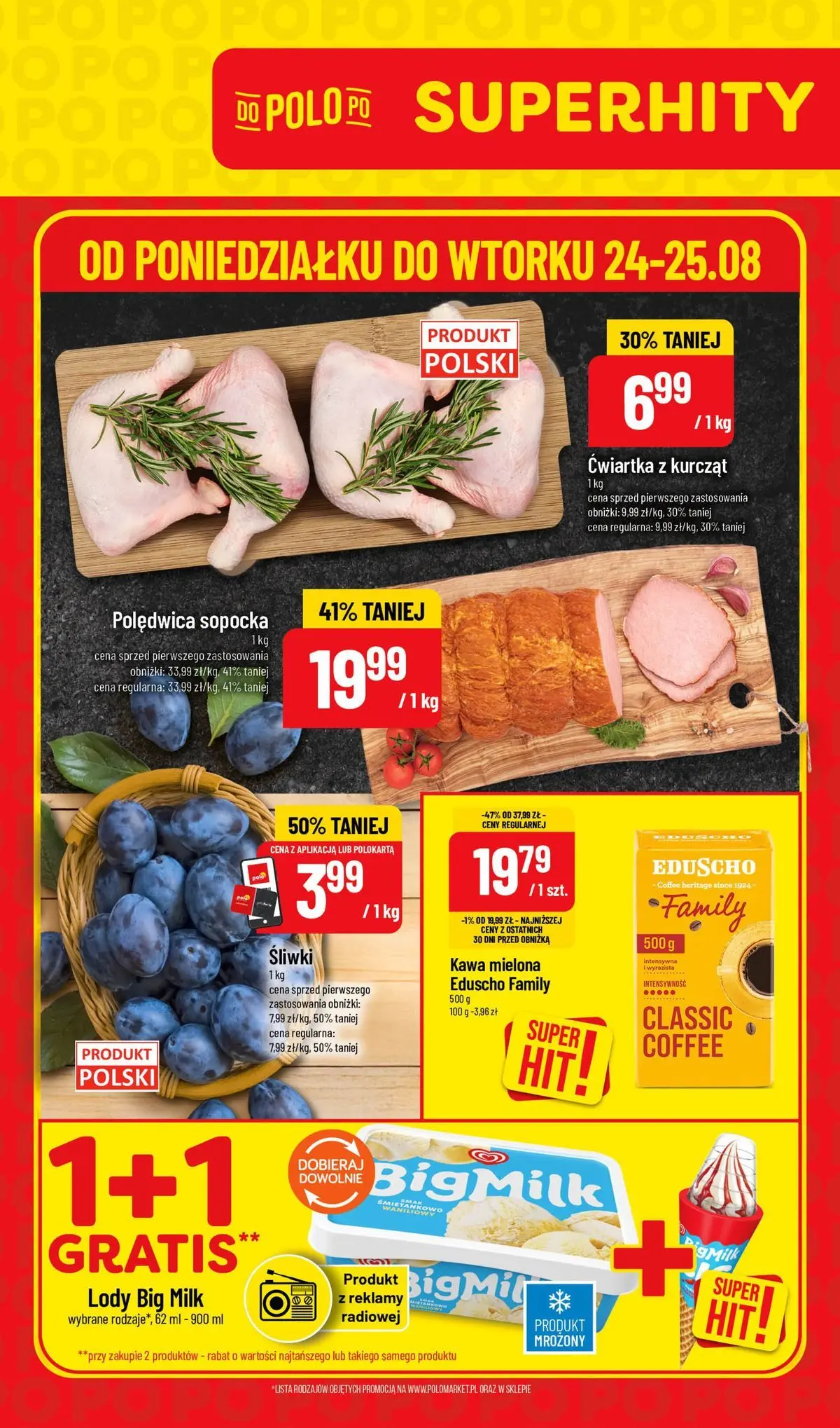 Aktualna gazetka POLO market - Super Hity ważna od 24.08.2026 do 25.08.2026