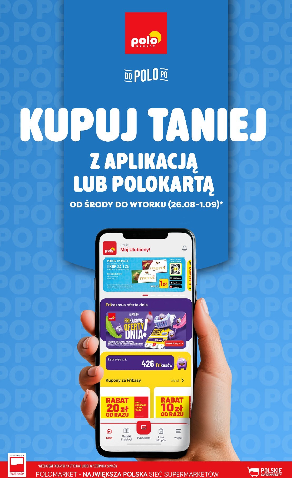 Nowa gazetka POLO market - Katalog Kupuj taniej ważna od 26.08.2026 do 01.09.2026