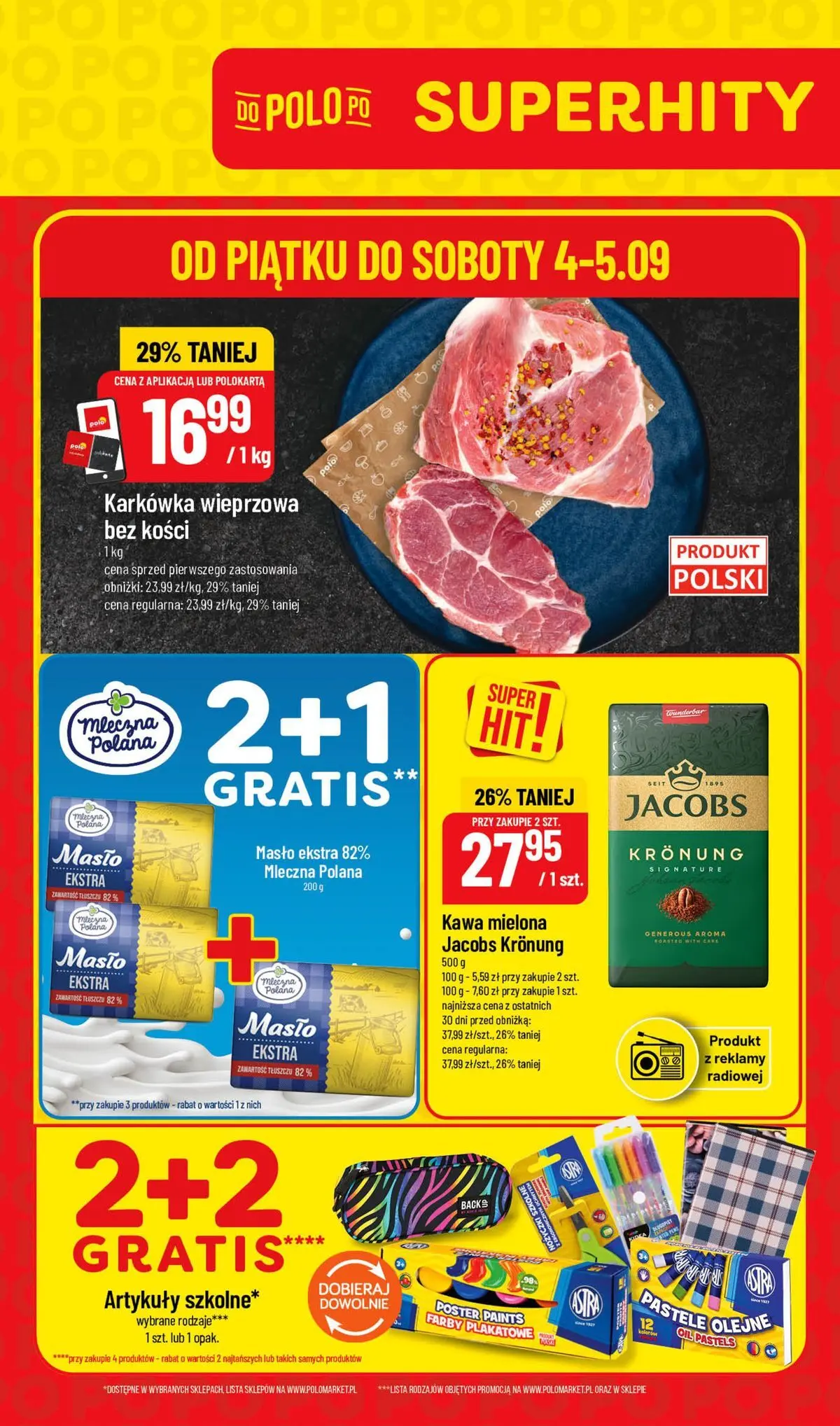 Aktualna gazetka POLO market - Super Hity ważna od 04.09.2026 do 05.09.2026
