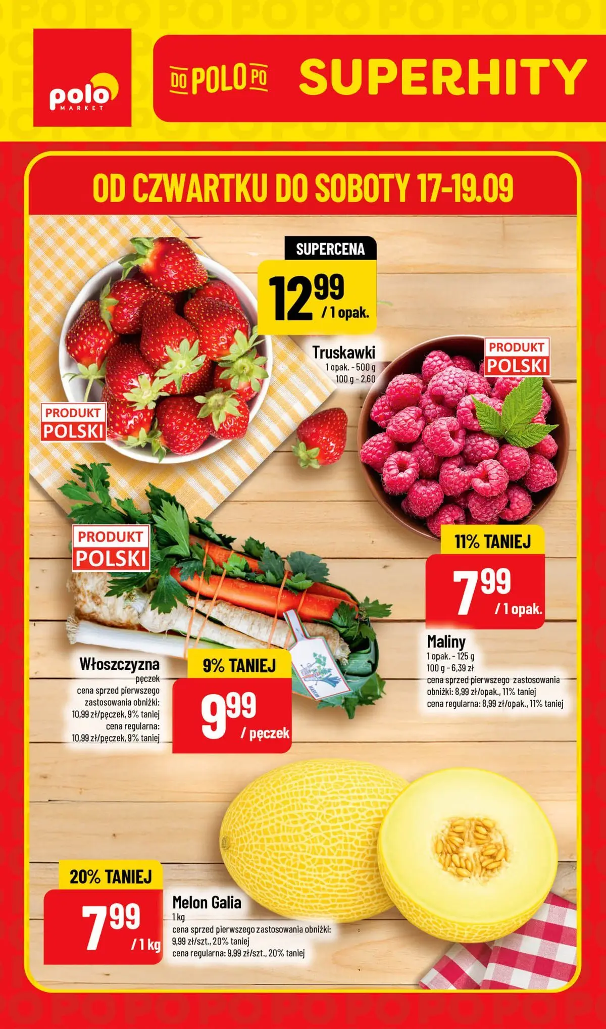 Aktualna gazetka POLO market - SuperHity do soboty ważna od 17.09.2026 do 19.09.2026