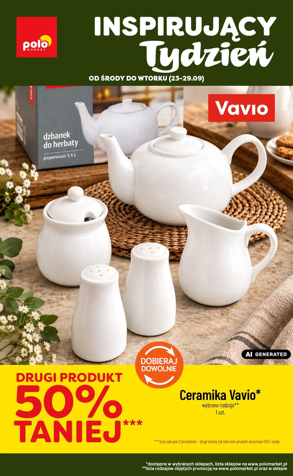 Aktualna gazetka POLO market - Inspirujący Tydzień ważna od 23.09.2026 do 29.09.2026