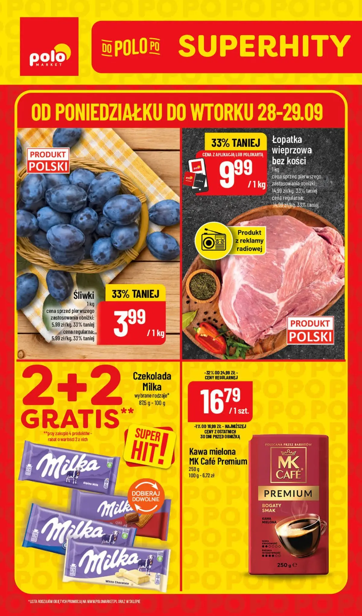 Aktualna gazetka POLO market ważna od 28.09.2026 do 29.09.2026
