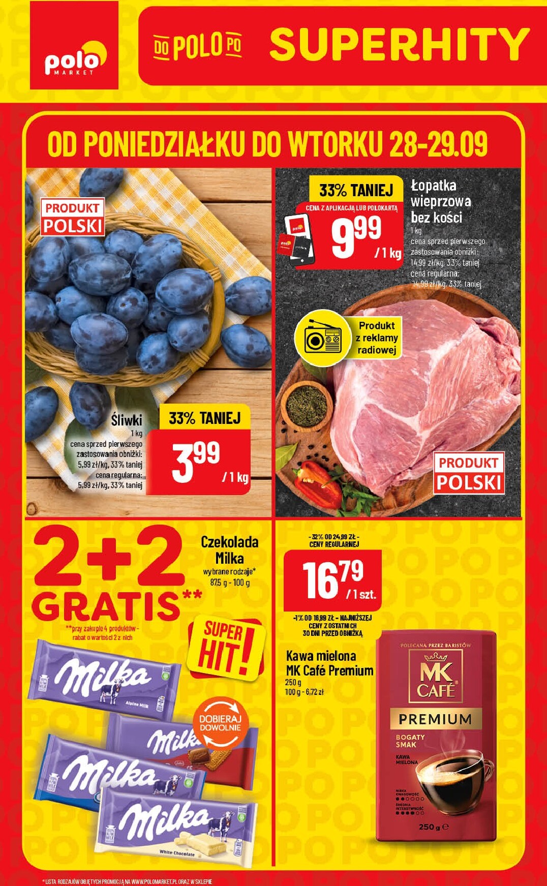 Aktualna gazetka POLO market - Superhity ważna od 28.09.2026 do 29.09.2026