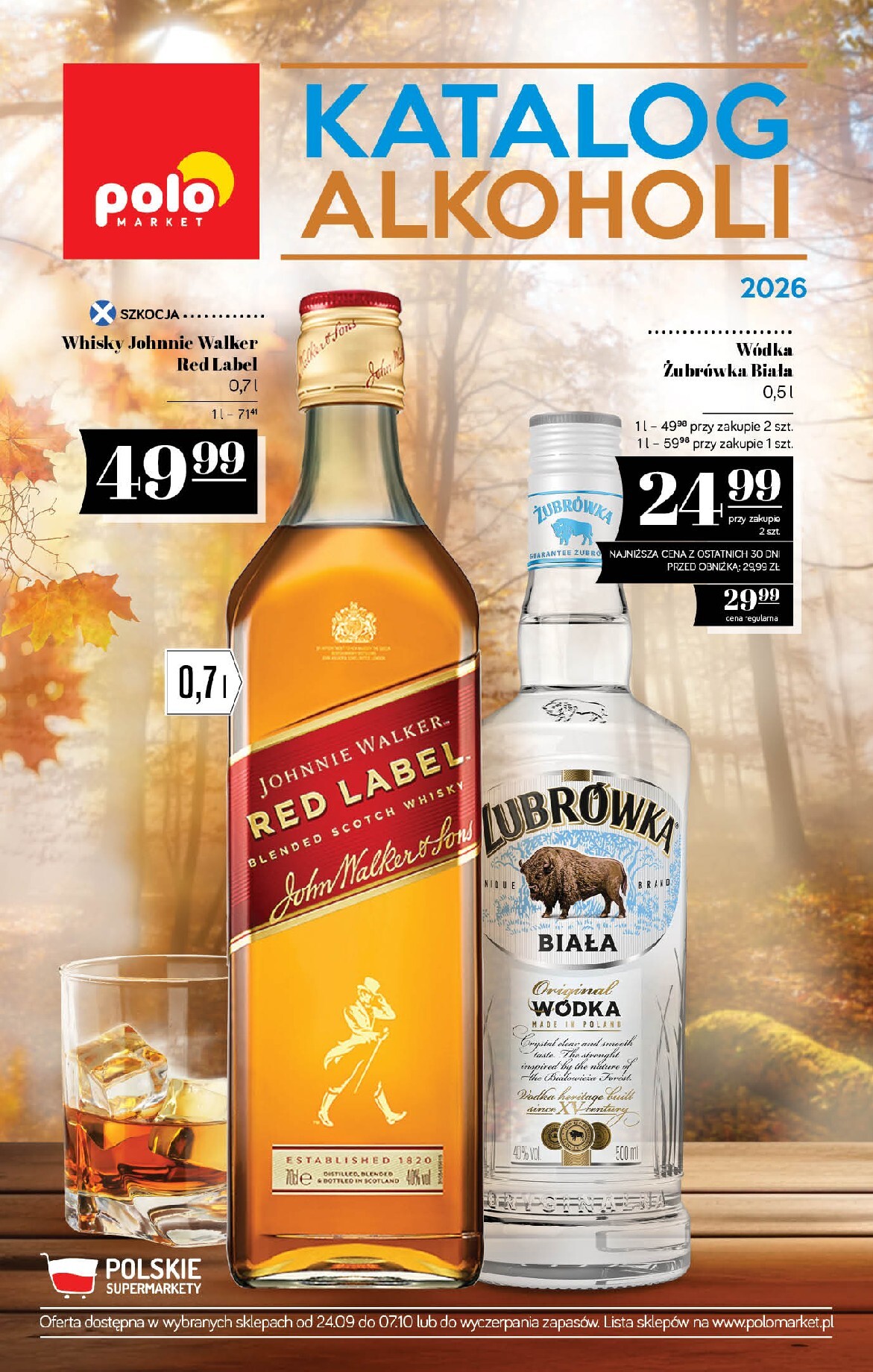 Aktualna gazetka POLO market - Katalog Alkoholi ważna od 24.09.2026 do 07.10.2026