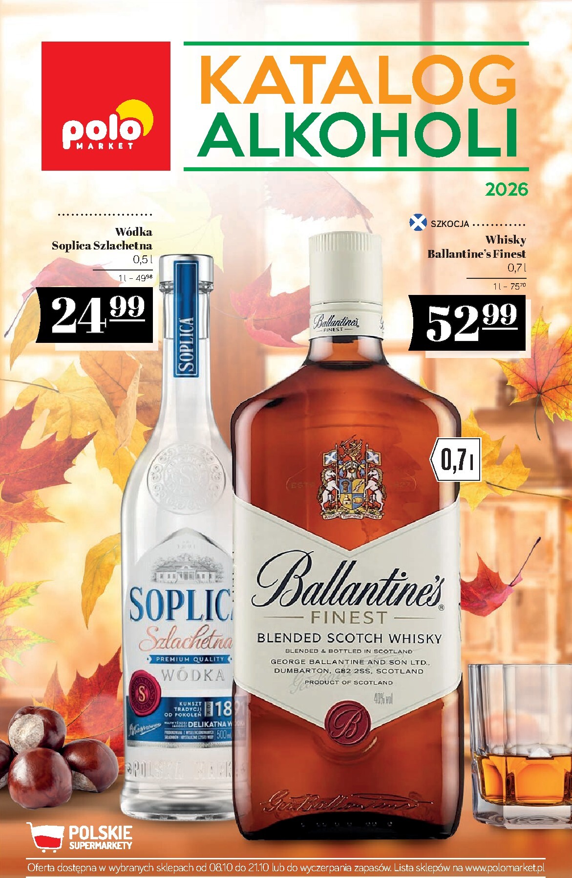 Nowa gazetka POLO market - Katalog alkoholi ważna od 08.10.2026 do 21.10.2026