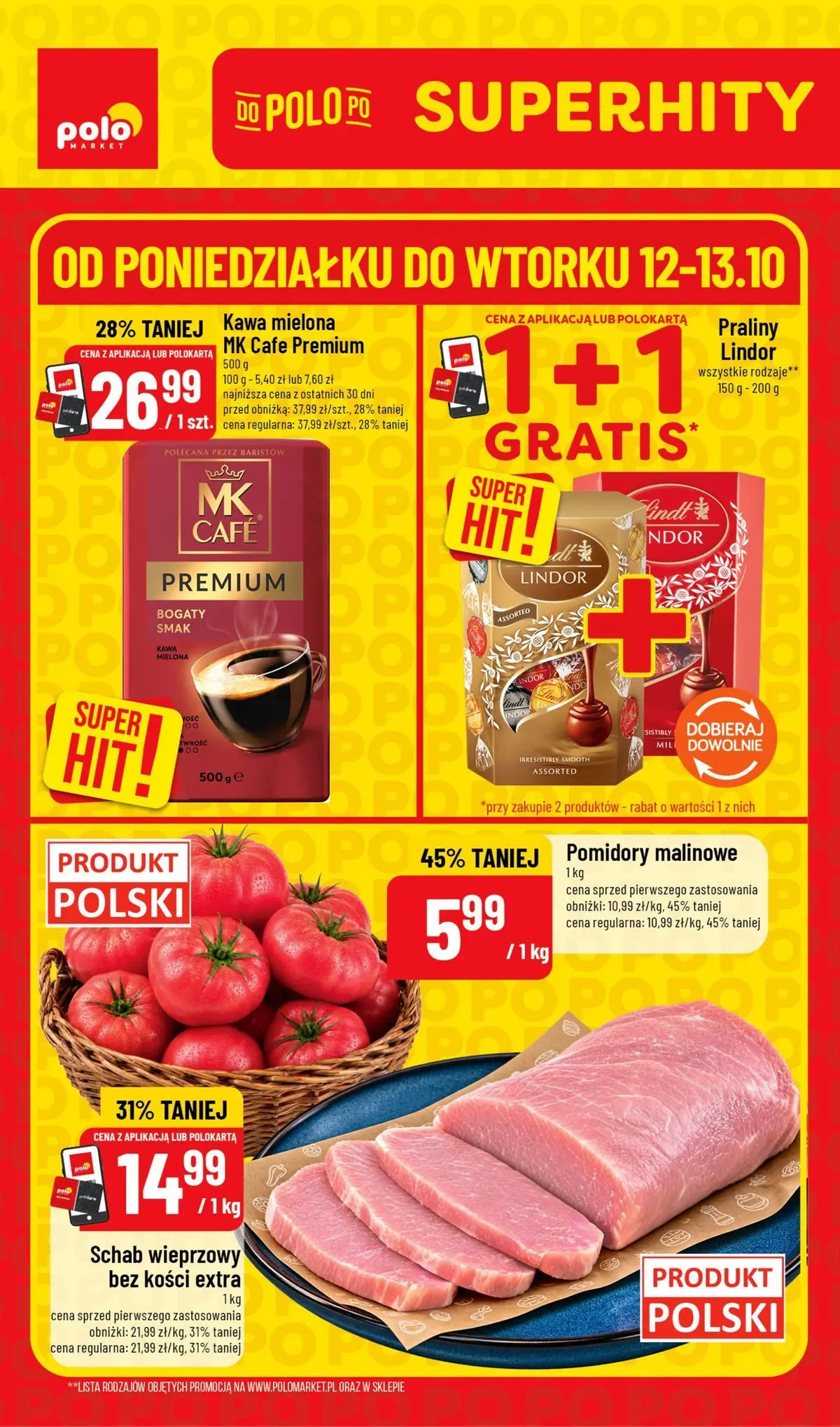 Aktualna gazetka POLO market - Super Hity ważna od 12.10.2026 do 13.10.2026