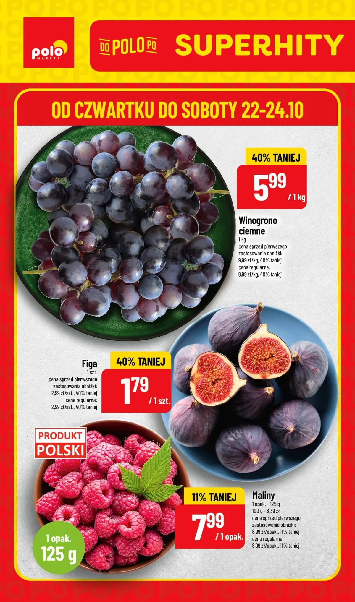 Aktualna gazetka POLO market - Super Hity ważna od 22.10.2026 do 24.10.2026