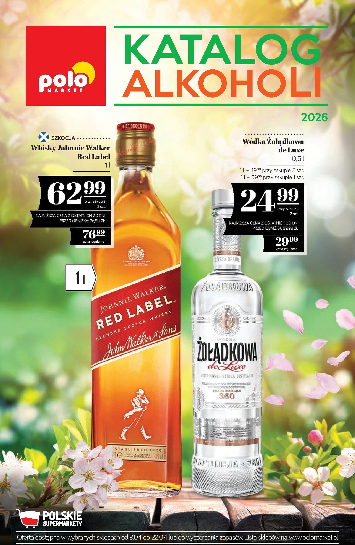 Aktualna gazetka POLO market - Katalog Alkoholi ważna od 09.04.2026 do 22.04.2026