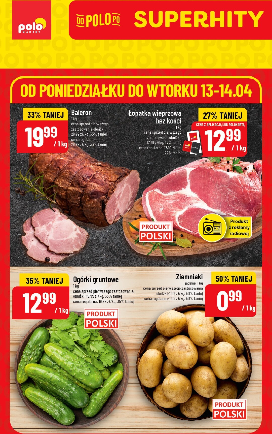 Aktualna gazetka POLO market - Katalog Superhity ważna od 13.04.2026 do 14.04.2026