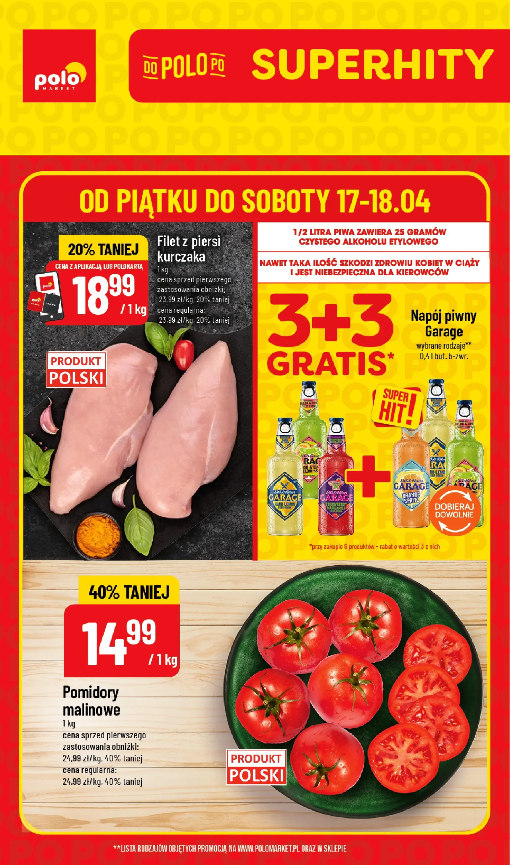 Aktualna gazetka POLO market - Superhity ważna od 17.04.2026 do 18.04.2026
