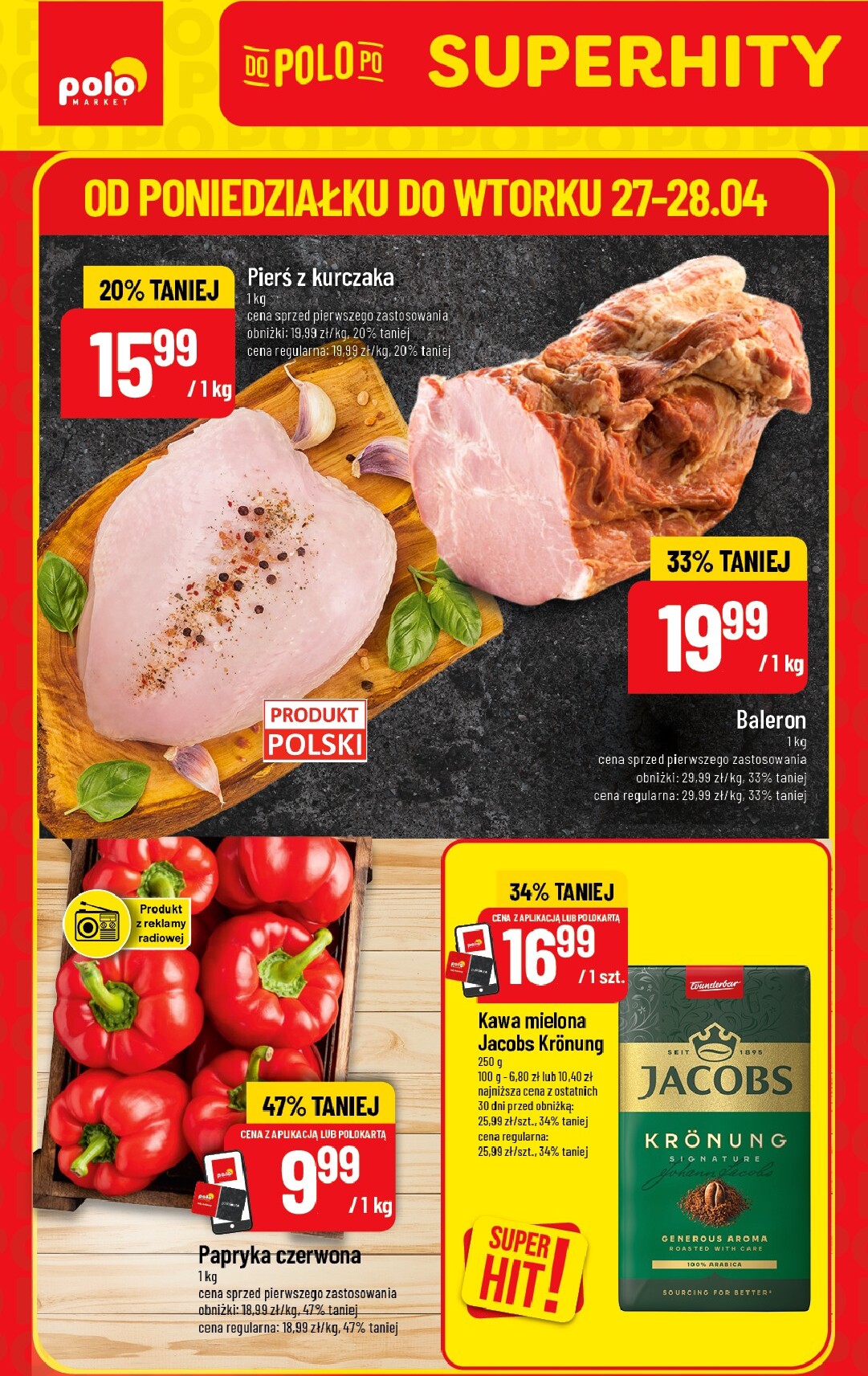 Aktualna gazetka POLO market - Katalog Superhity ważna od 27.04.2026 do 28.04.2026
