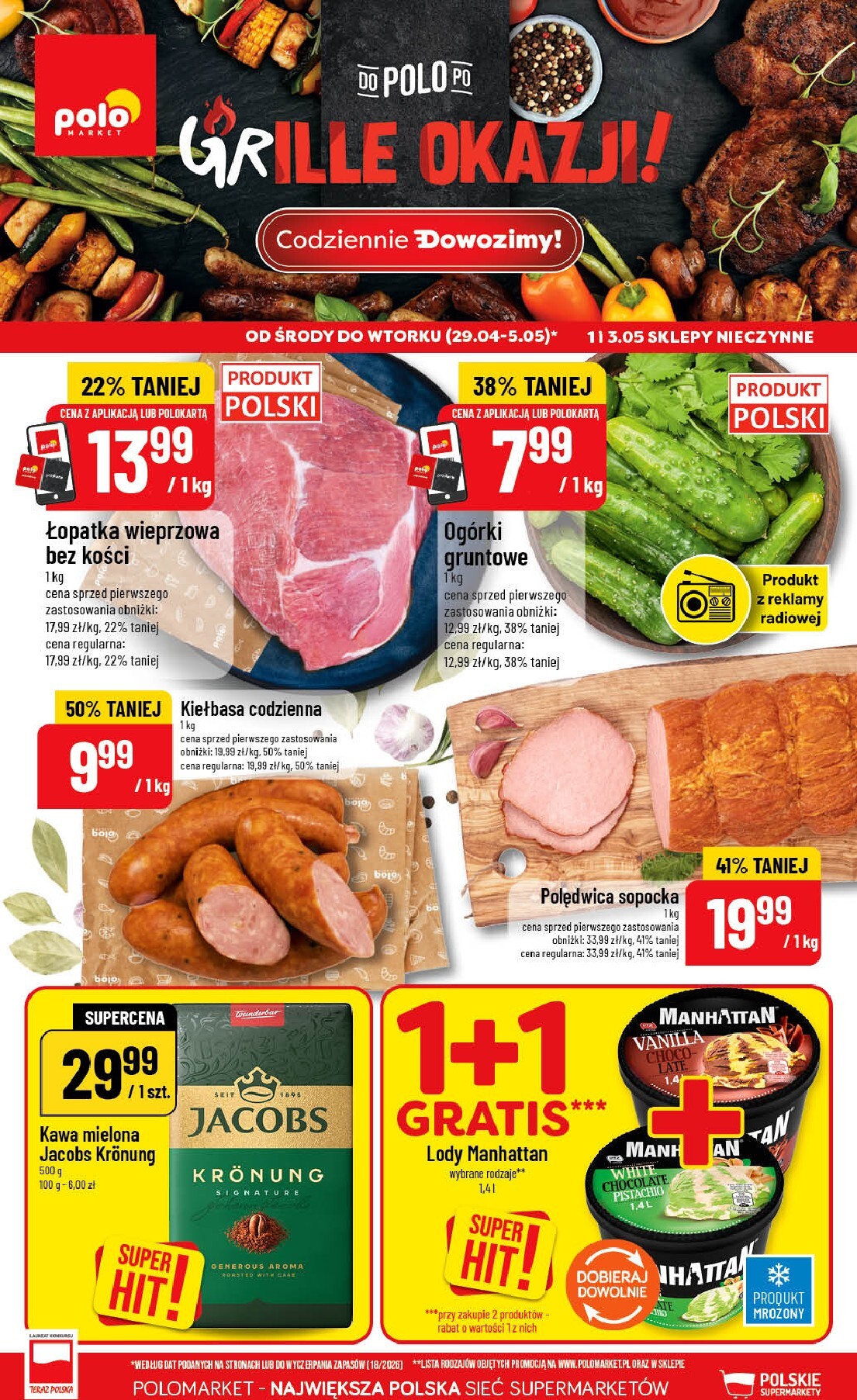 Nowa gazetka POLO market ważna od 29.04.2026 do 05.05.2026