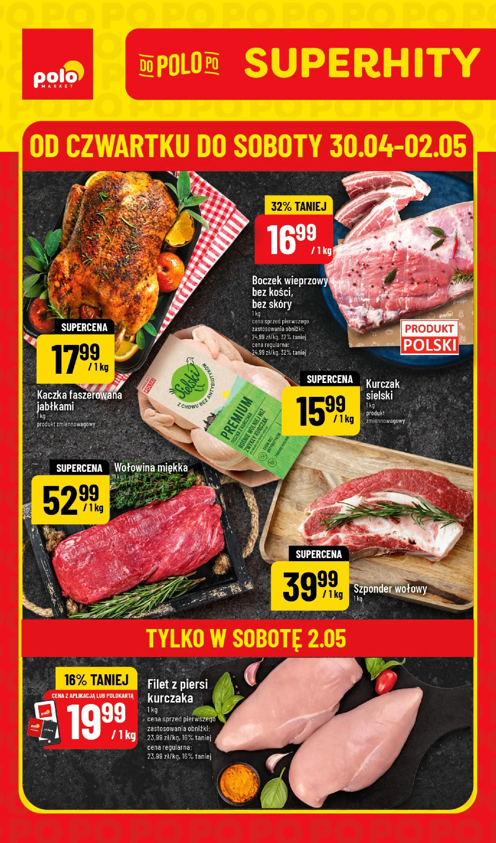 Aktualna gazetka POLO market - Super Hity na Weekend ważna od 30.04.2026 do 02.05.2026