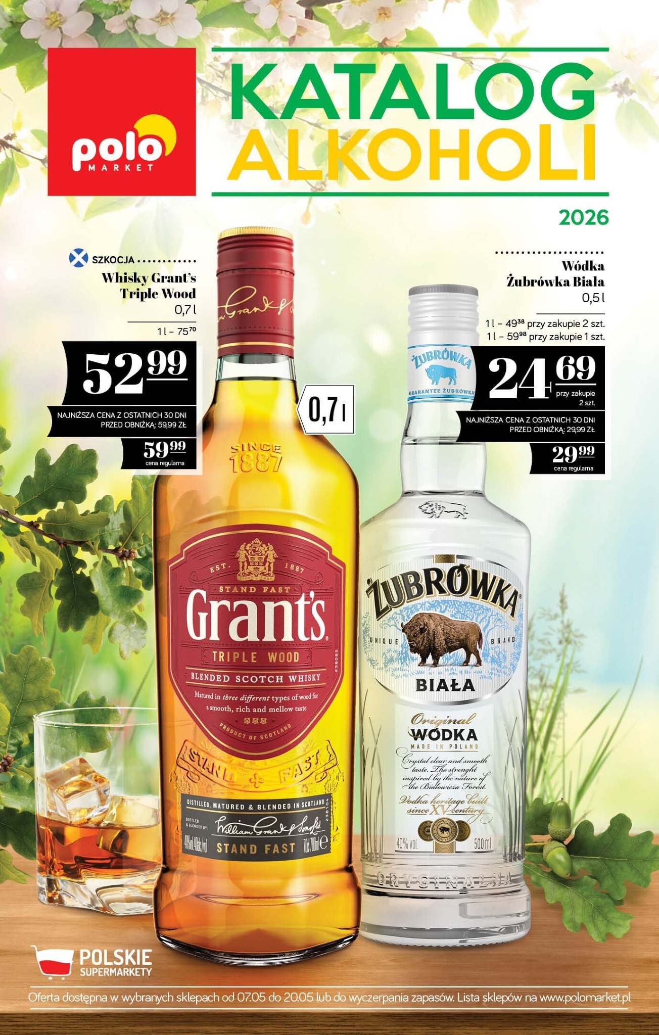 Nowa gazetka POLO market - Katalog alkoholi ważna od 07.05.2026 do 20.05.2026