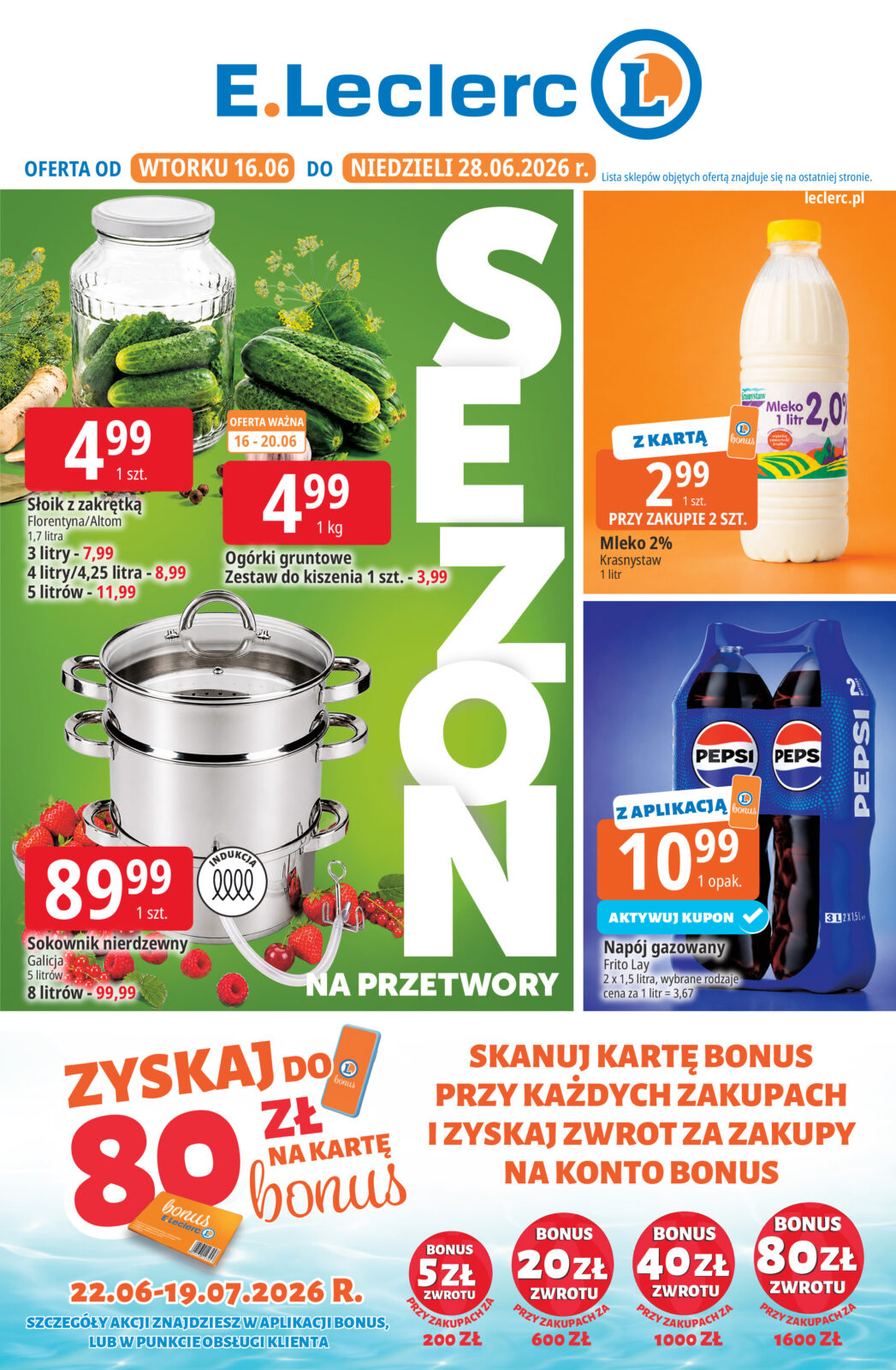 Nowa gazetka E.Leclerc ważna od 16.06.2026 do 28.06.2026