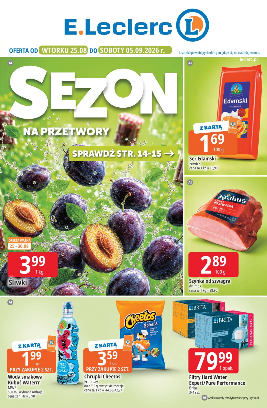 Nowa gazetka E.Leclerc ważna od 25.08.2026 do 05.09.2026