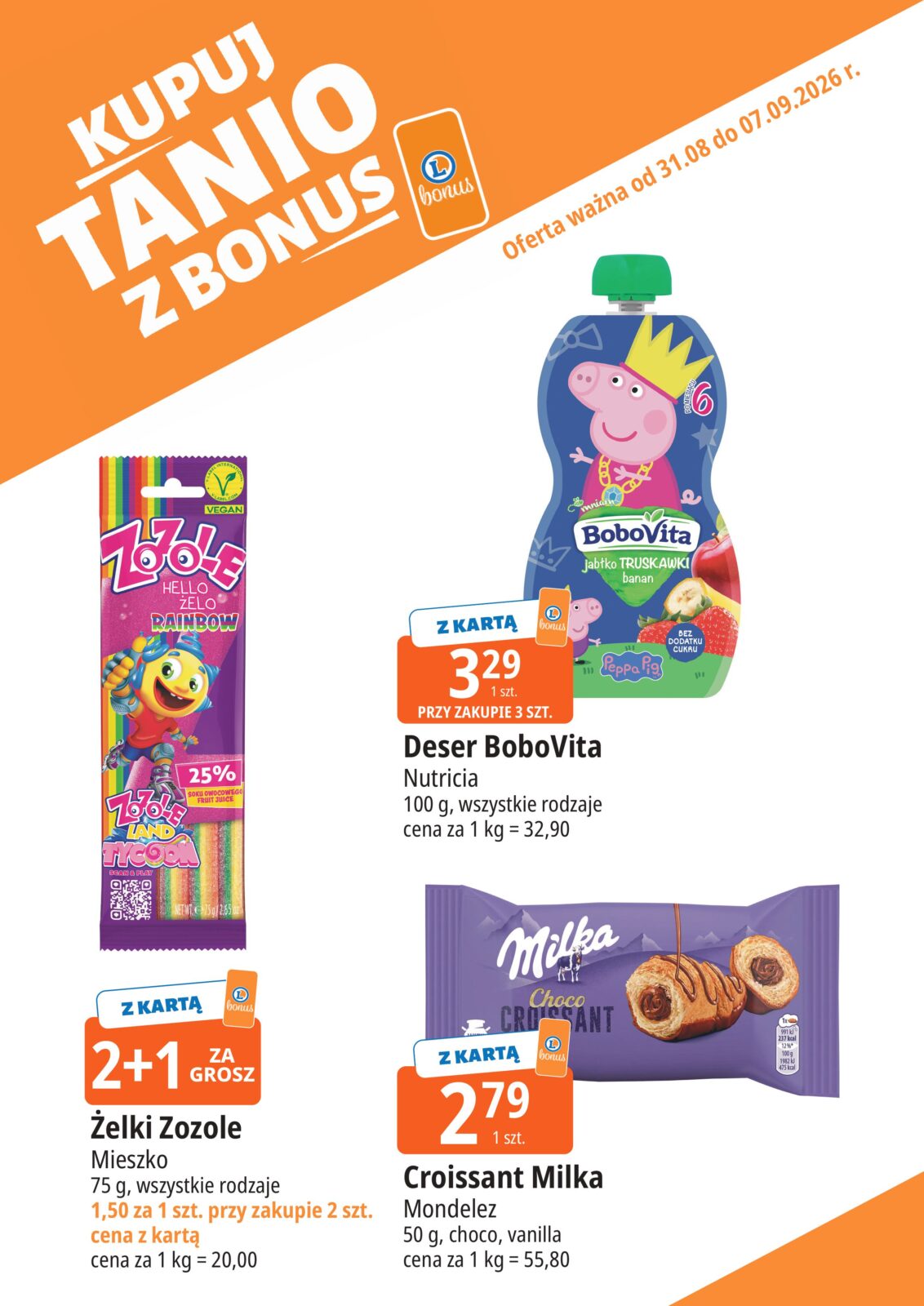 Nowa gazetka E.Leclerc - Kupuj tanio z bonus ważna od 31.08.2026 do 07.09.2026