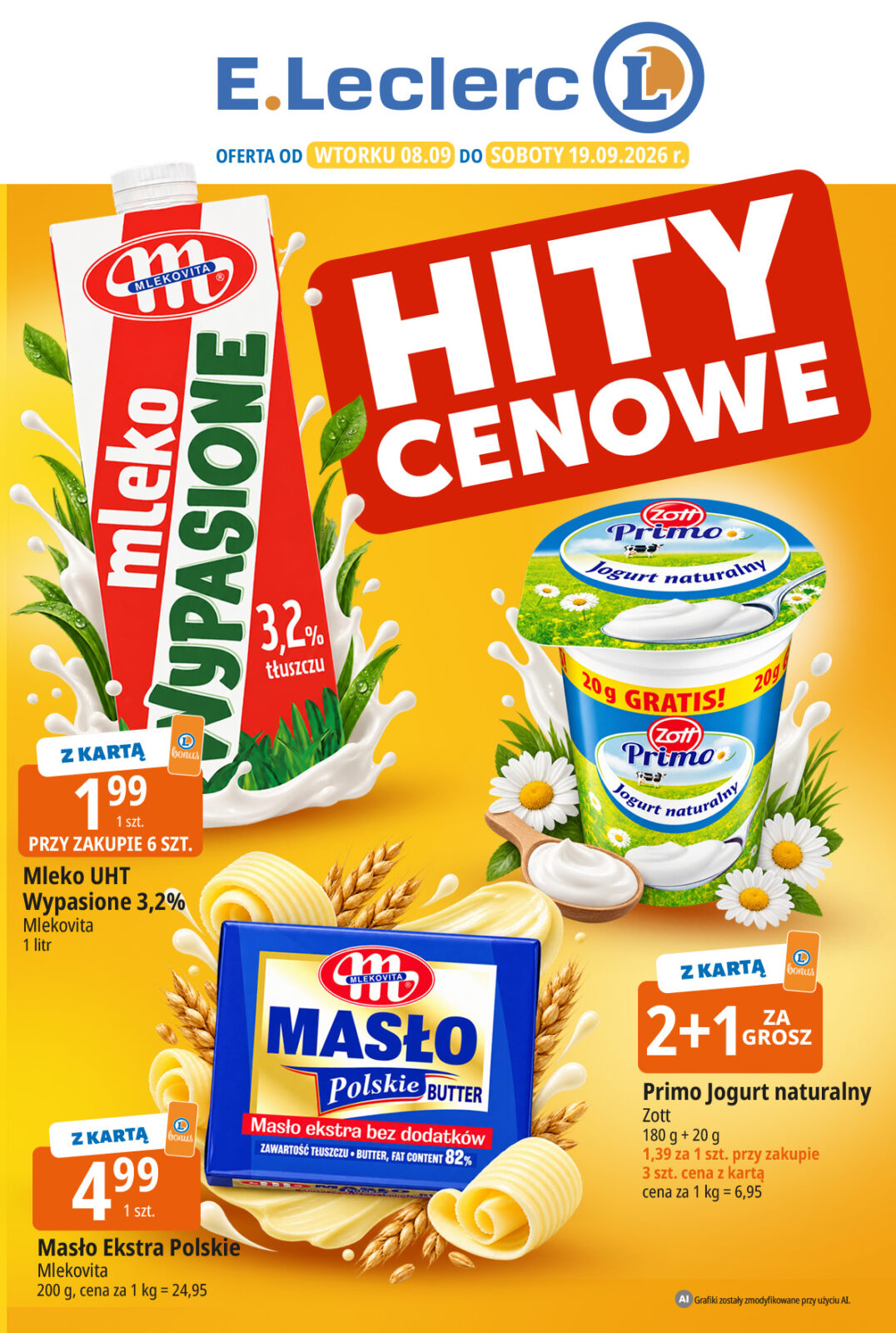 Aktualna gazetka E.Leclerc - Hity Cenowe ważna od 08.09.2026 do 19.09.2026
