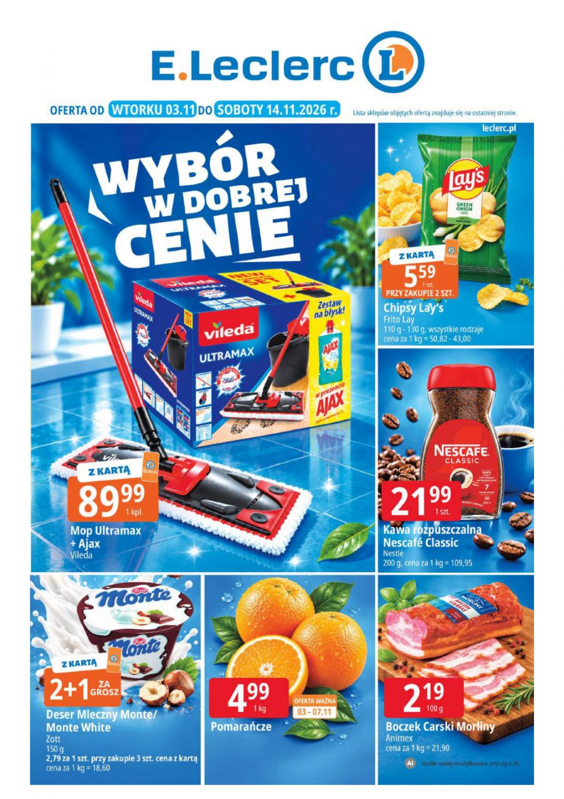 Nowa gazetka E.Leclerc ważna od 03.11.2026 do 14.11.2026