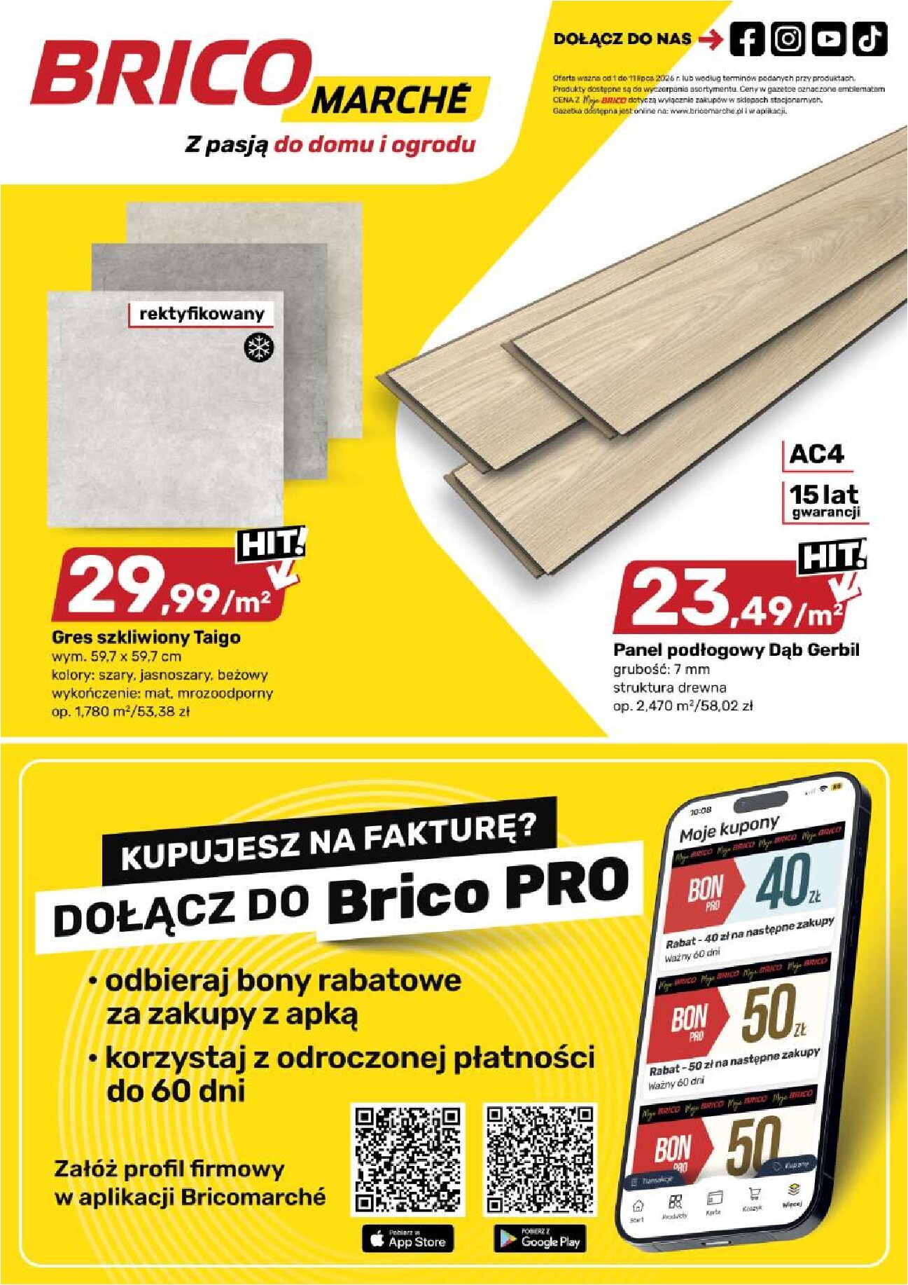Nowa gazetka Bricomarché - Bricomarche ważna od 01.07.2026 do 11.07.2026