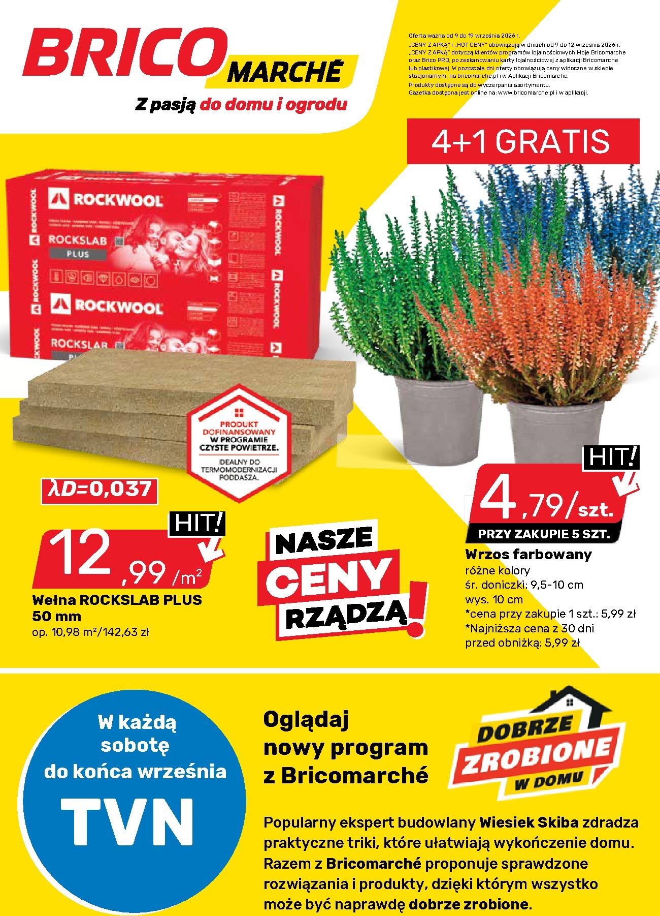 Nowa gazetka Bricomarché ważna od 09.09.2026 do 19.09.2026