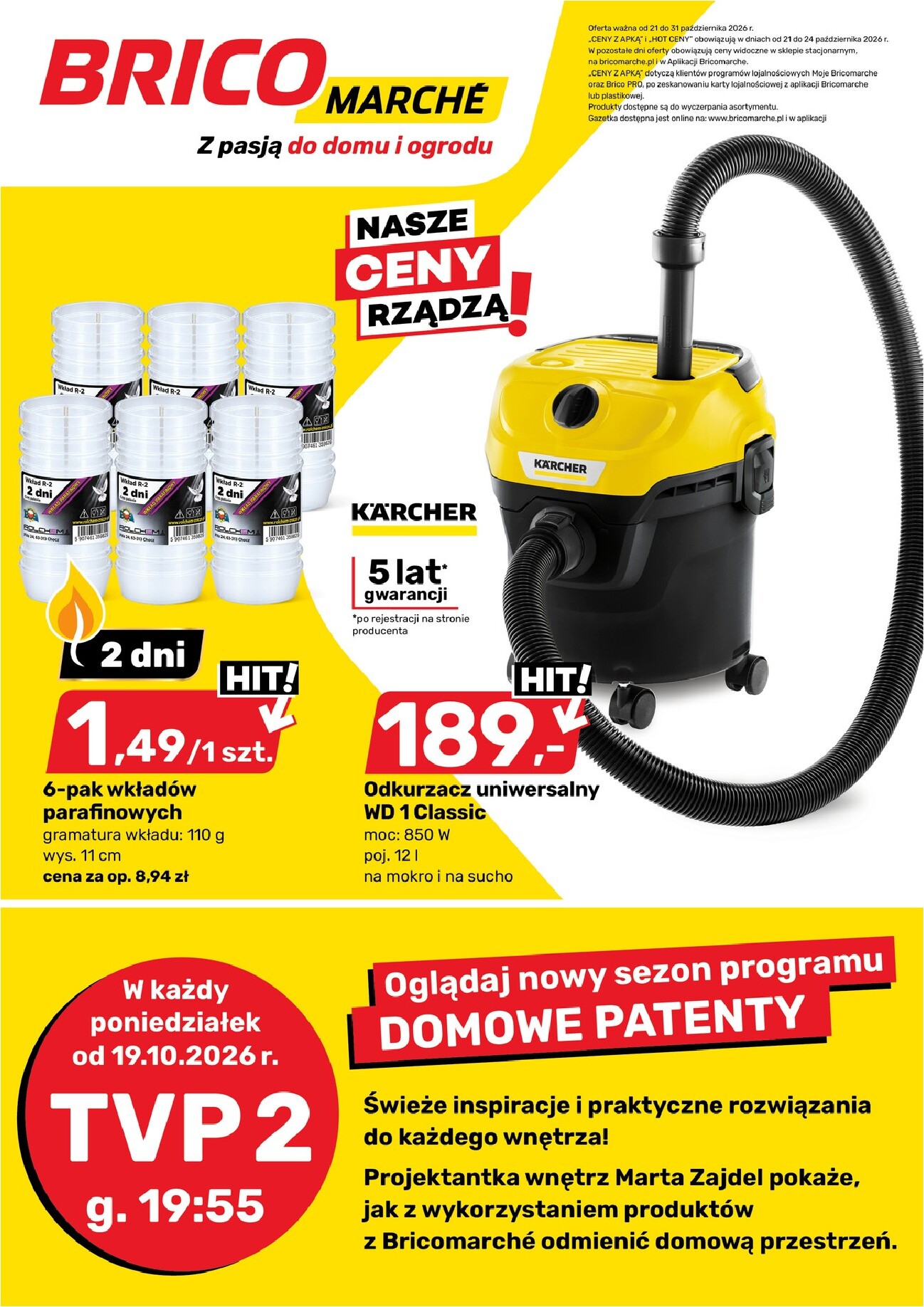Nowa gazetka Bricomarché ważna od 21.10.2026 do 31.10.2026
