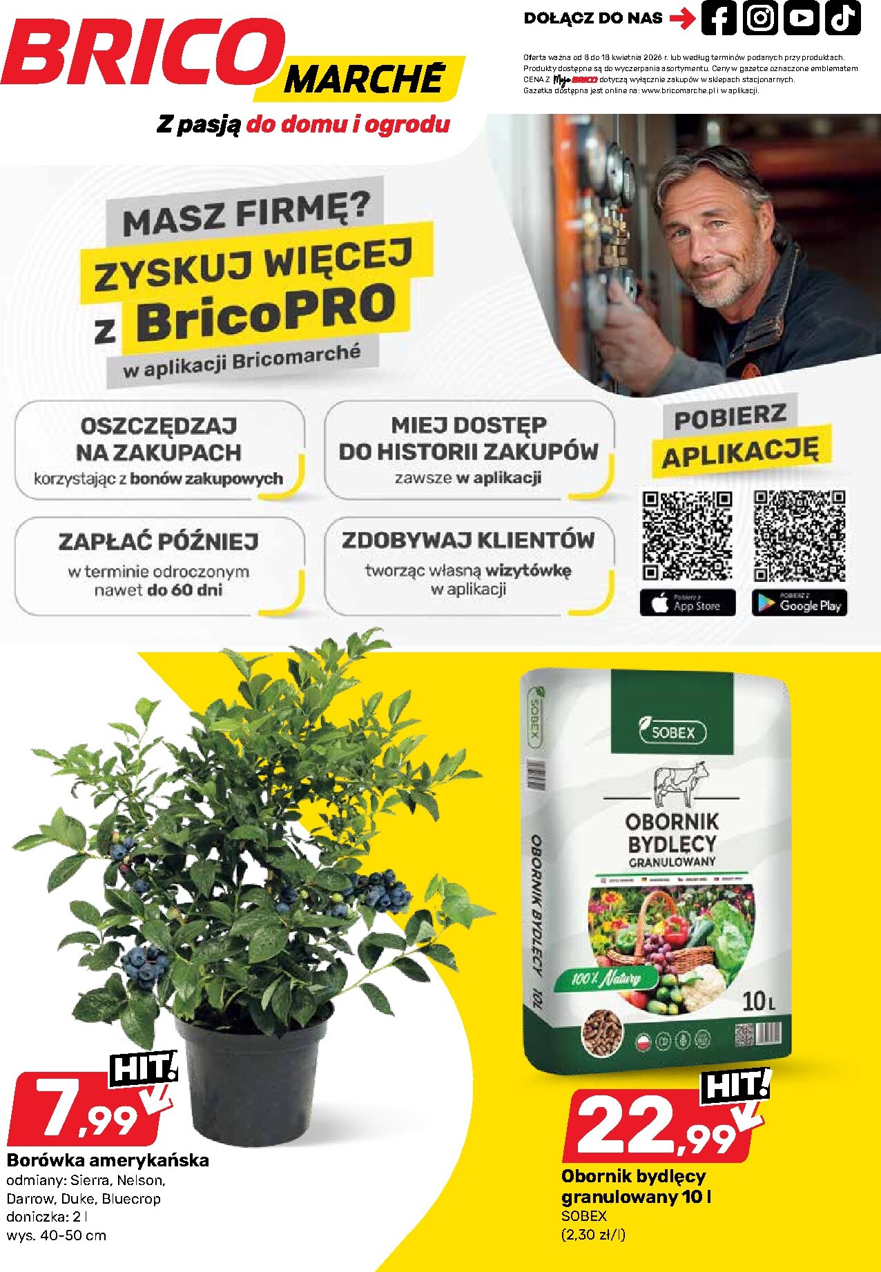 Gazetka Bricomarché - ważna od 08.04.2026 do 18.04.2026