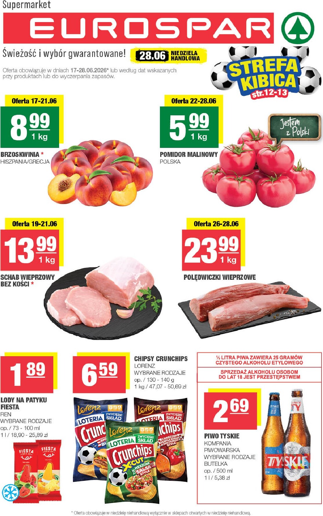 Aktualna gazetka EUROSPAR ważna od 17.06.2026 do 28.06.2026