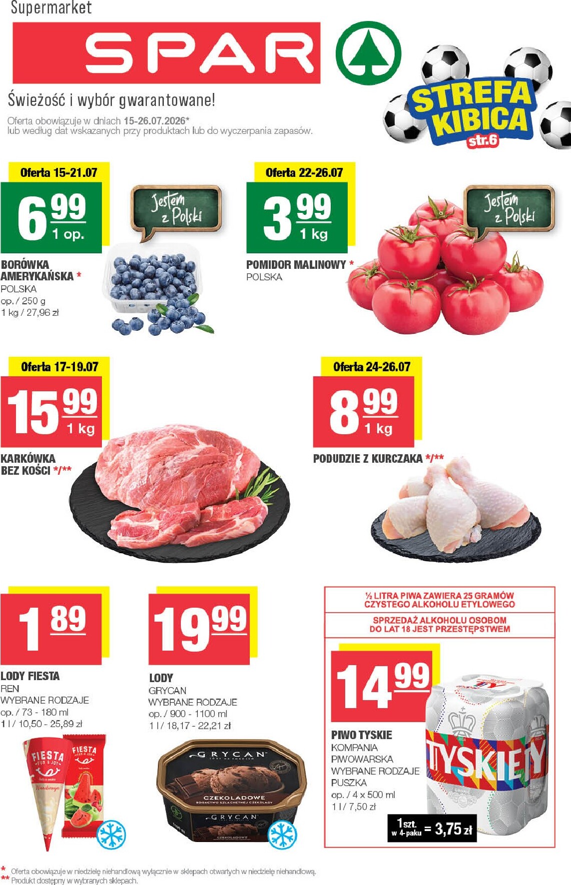 Nowa gazetka SPAR - SPAR | SPAR – świeżość i wybór gwarantowane ważna od 15.07.2026 do 21.07.2026