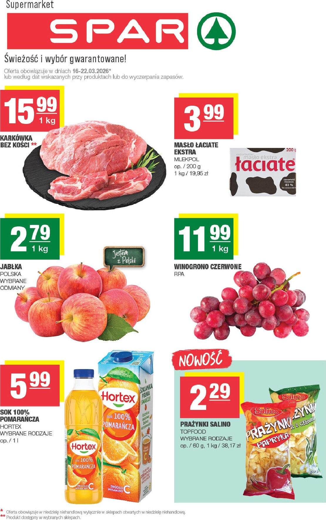 Gazetka SPAR - ważna od 16.03.2026 do 22.03.2026