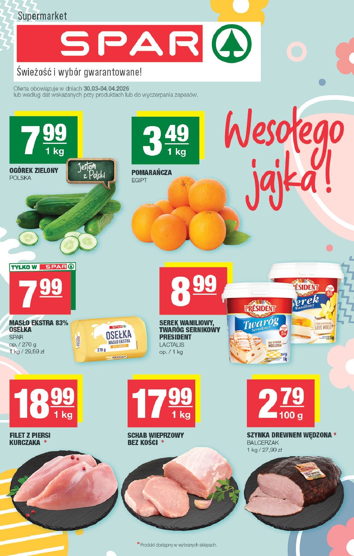 Gazetka SPAR - Wielkanoc - ważna od 30.03.2026 do 04.04.2026