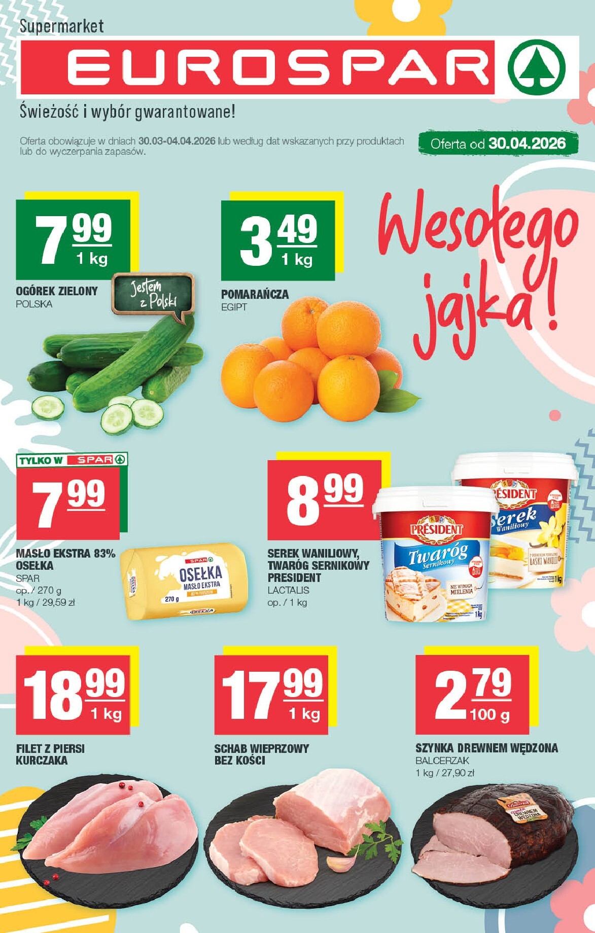 Gazetka EUROSPAR - Wielkanoc - ważna od 30.03.2026 do 04.04.2026