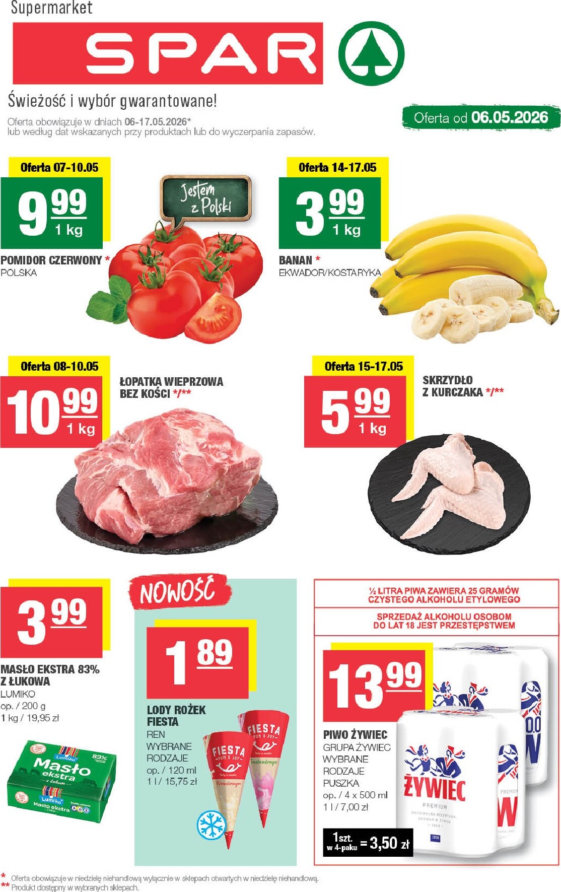 Nowa gazetka SPAR ważna od 06.05.2026 do 17.05.2026