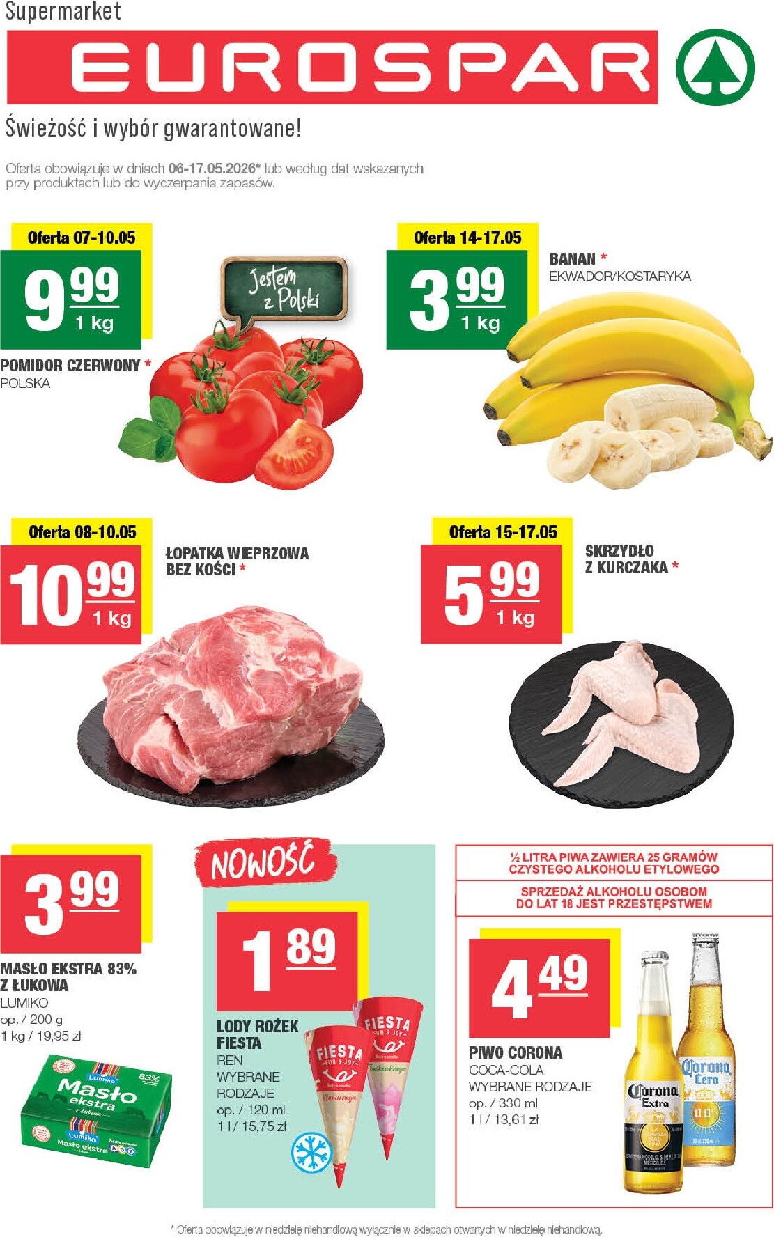 Nowa gazetka EUROSPAR ważna od 06.05.2026 do 17.05.2026