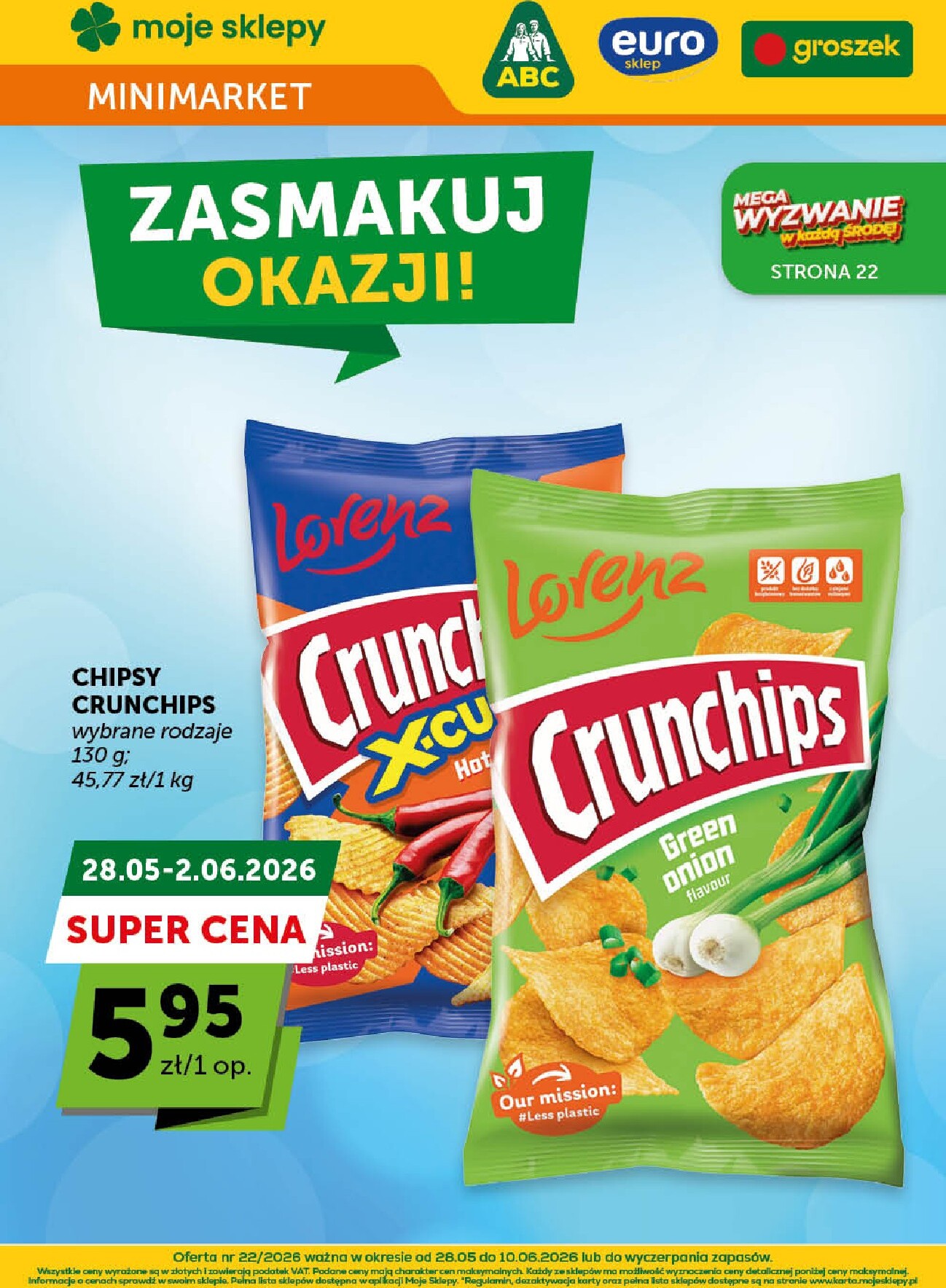 Aktualna gazetka Groszek - Minimarket ważna od 28.05.2026 do 10.06.2026