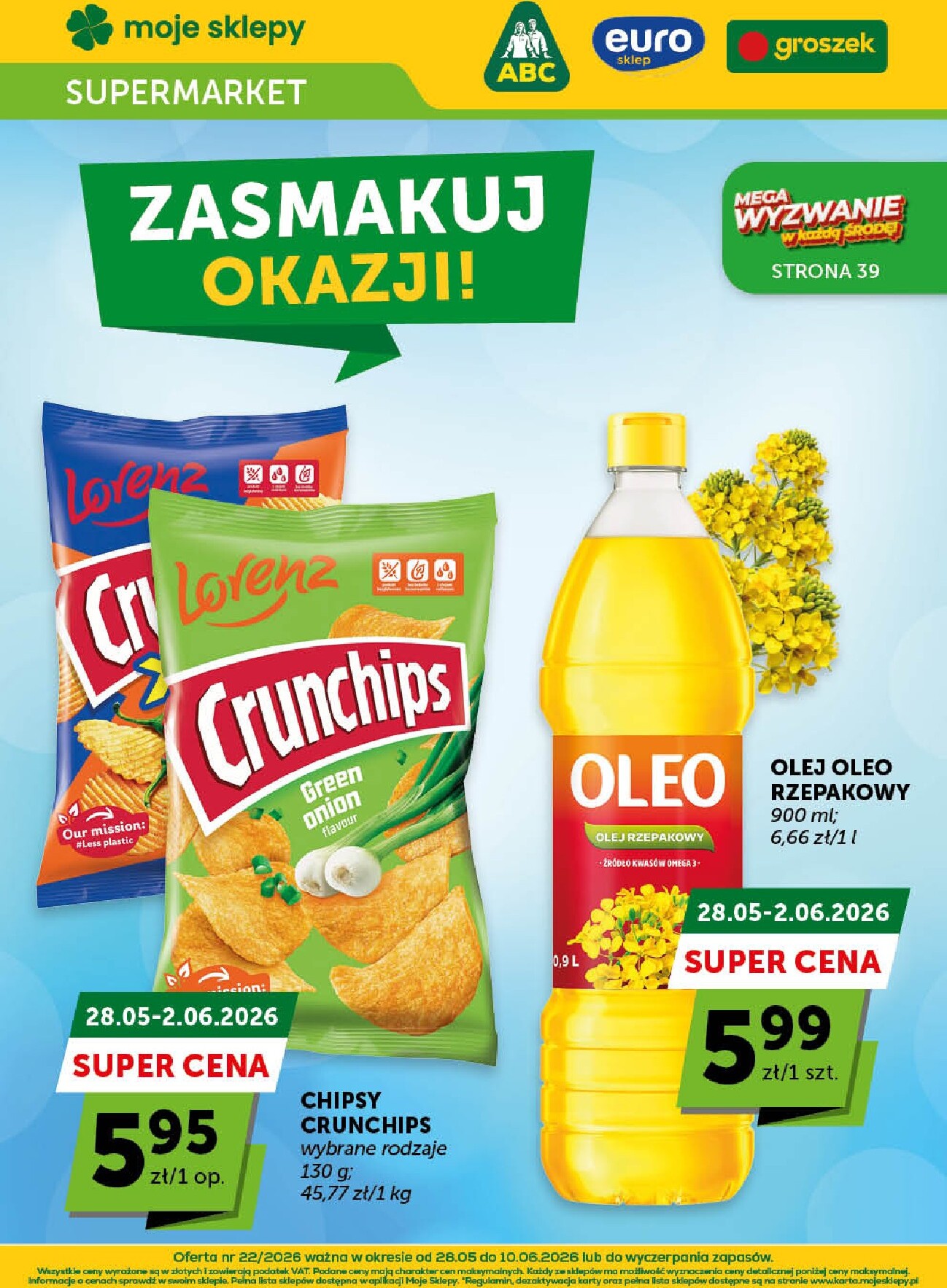 Aktualna gazetka Groszek - Supermarket ważna od 28.05.2026 do 10.06.2026