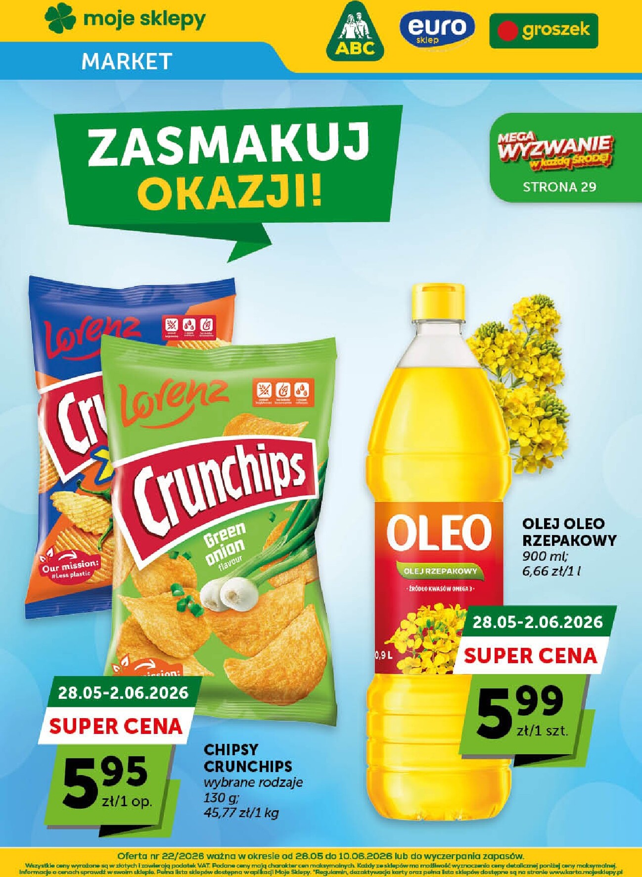 Aktualna gazetka Groszek - Gazetka Market ważna od 28.05.2026 do 10.06.2026