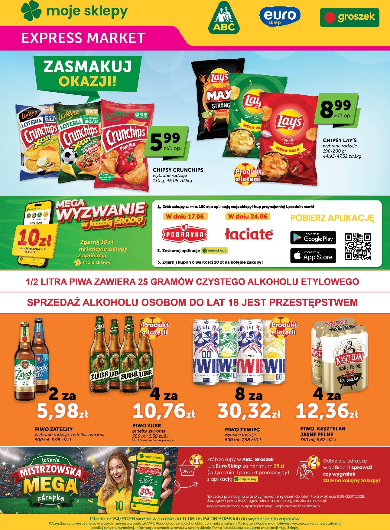 Nowa gazetka Groszek - Express Market ważna od 11.06.2026 do 24.06.2026