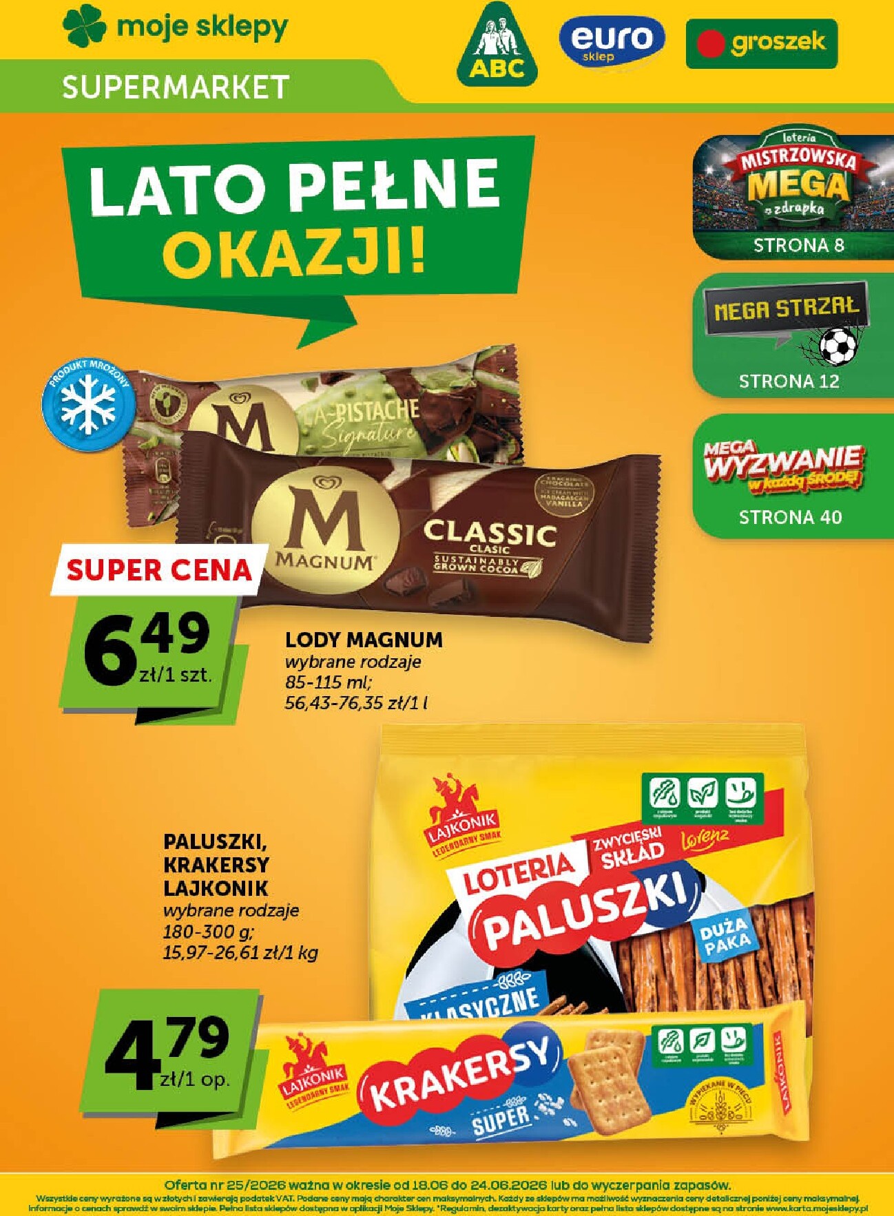 Nowa gazetka Groszek - Supermarket ważna od 18.06.2026 do 24.06.2026
