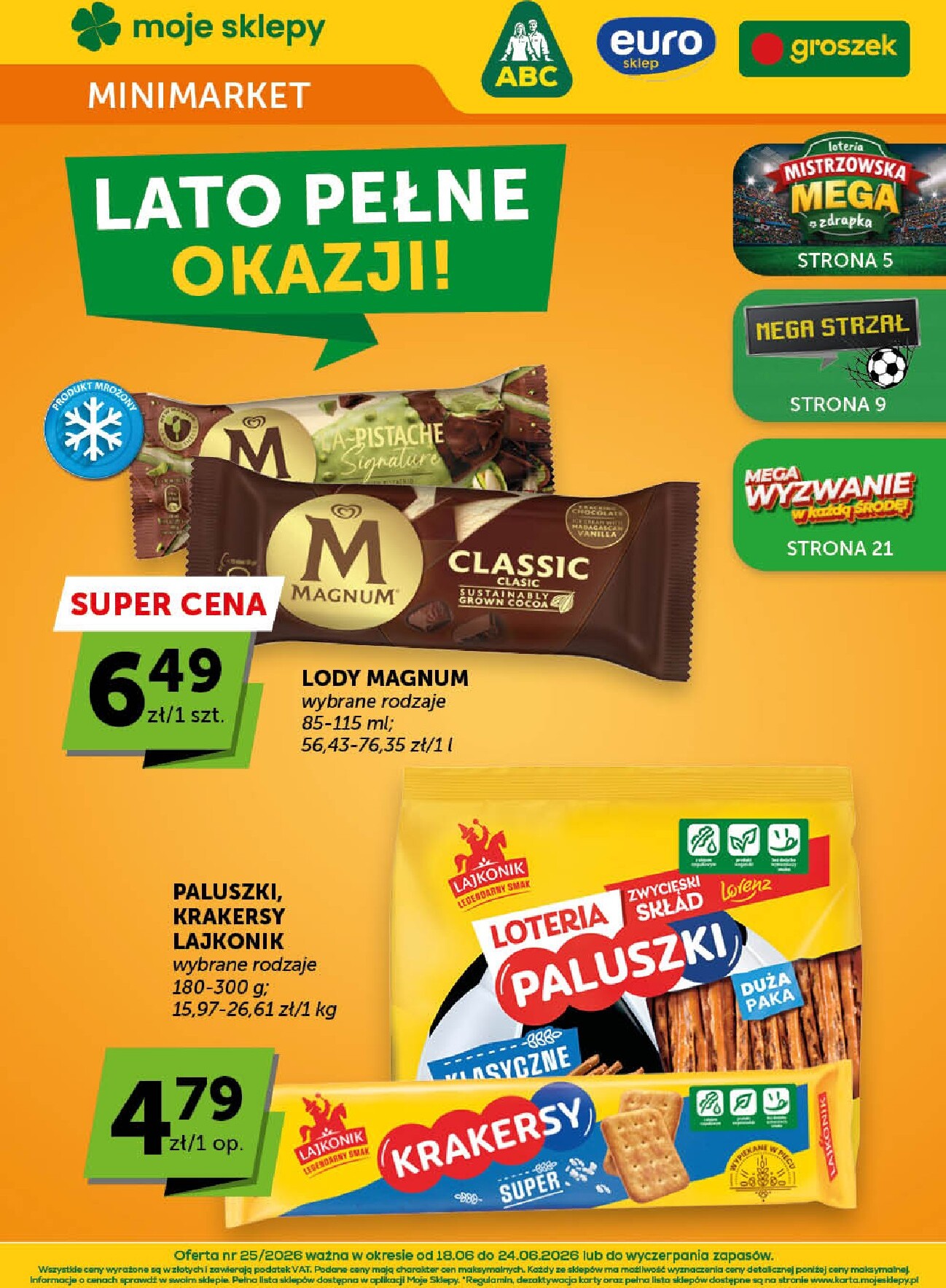 Nowa gazetka Groszek - Minimarket ważna od 18.06.2026 do 24.06.2026