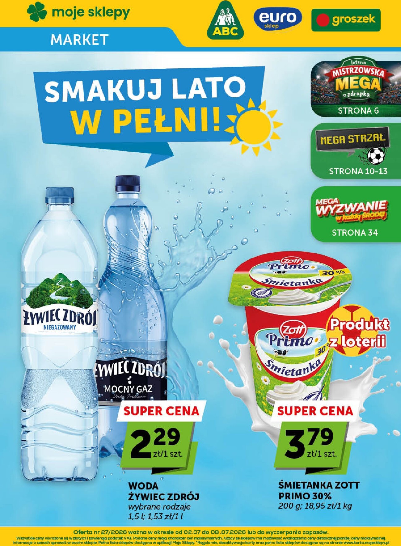 Aktualna gazetka Groszek - Market ważna od 02.07.2026 do 08.07.2026