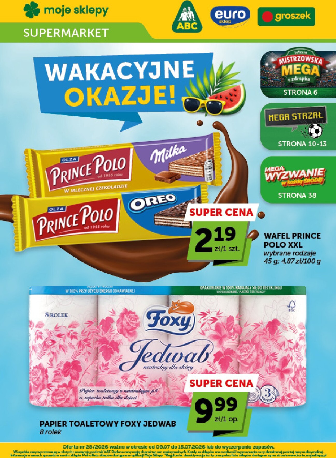 Nowa gazetka Groszek - Supermarket ważna od 09.07.2026 do 15.07.2026