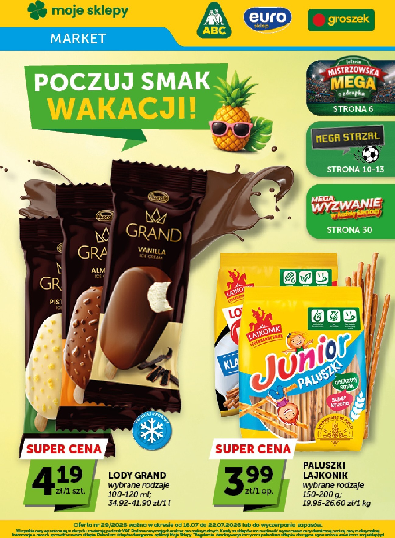 Nowa gazetka Groszek - Market ważna od 16.07.2026 do 22.07.2026