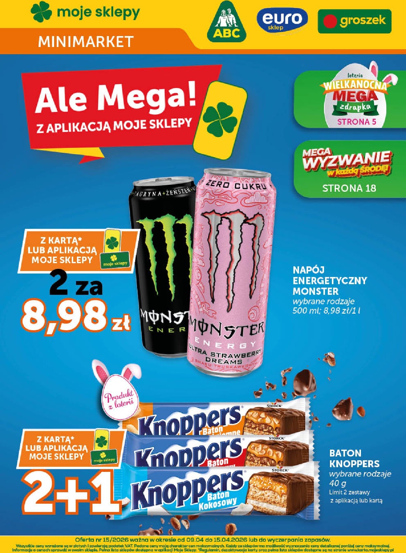 Nowa gazetka Groszek - Minimarket ważna od 09.04.2026 do 15.04.2026
