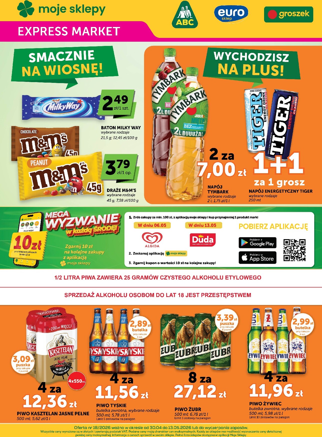 Nowa gazetka Groszek - Expressmarket ważna od 30.04.2026 do 13.05.2026