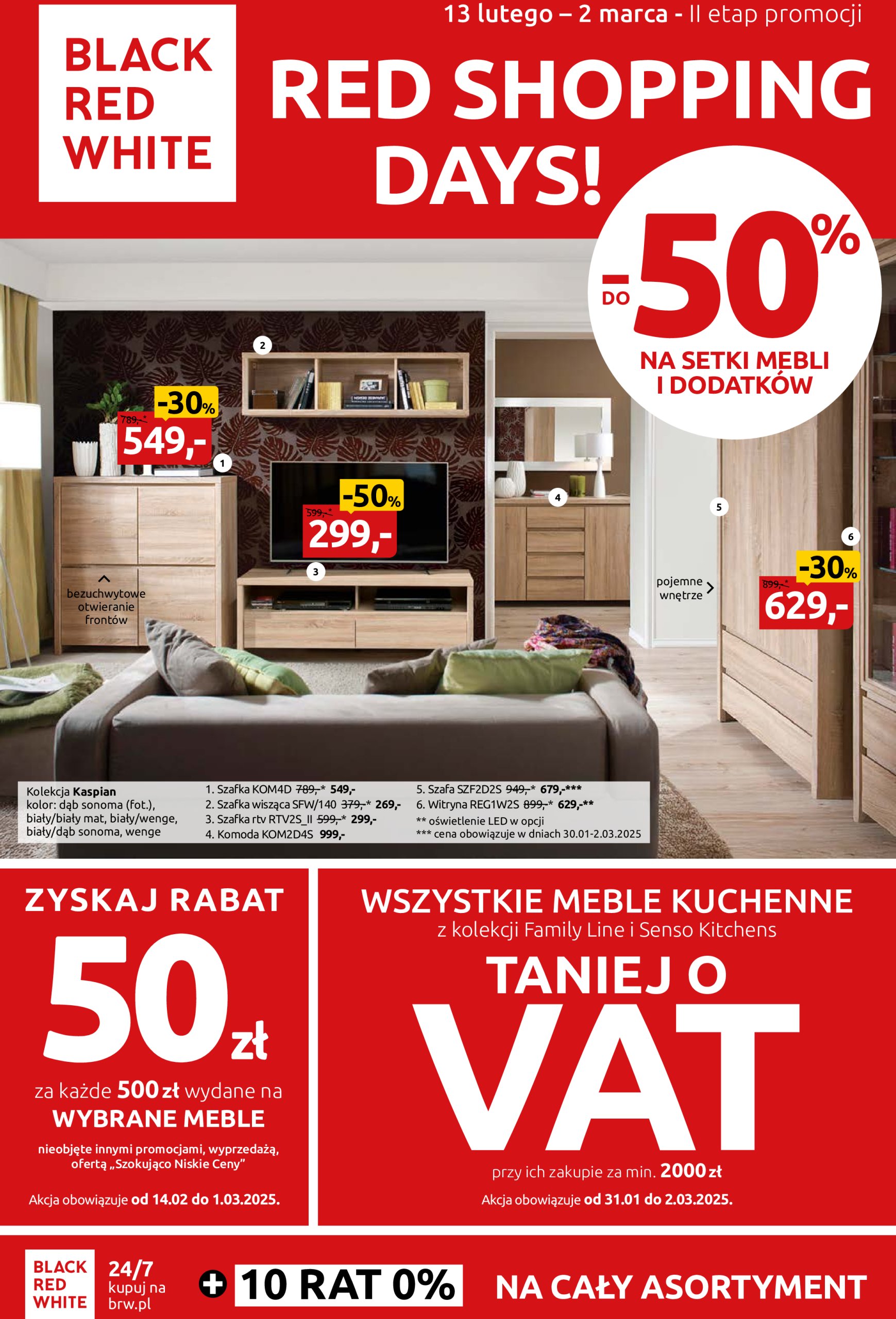 Black Red White - Red Shopping Days gazetka ważna od 13.02. - 02.03.